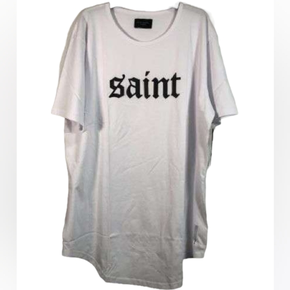 NWT Saint Morta Crew Neck Short Sleeve Logo Tee T Shirt sz 4XL - Picture 2 of 4